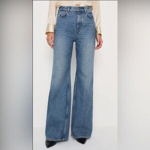 Reformation Blue Flare & Wide Leg Jeans